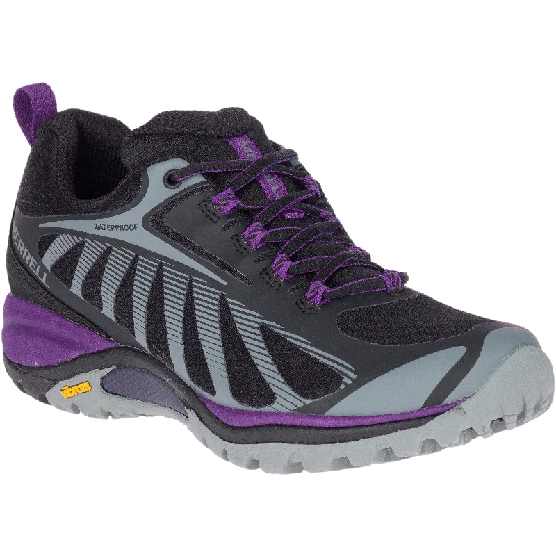 MERRELL SIREN EDGE 3 WOMEN'S BLACK/ACAI Desert Boot Utility Style  