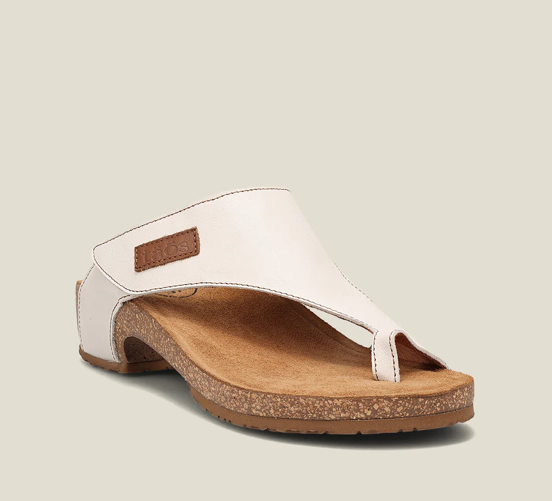 TAOS LOOP SANDAL - WHITE Neon - Accent Sneaker Look  