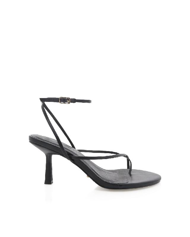 GERTRUDE - BLACK Minimalist Sneaker Style  