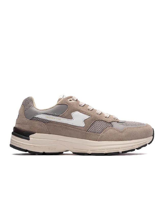 Amiel S-Strike Suede Mix LT.Grey Loose - Fit Slipper Style  