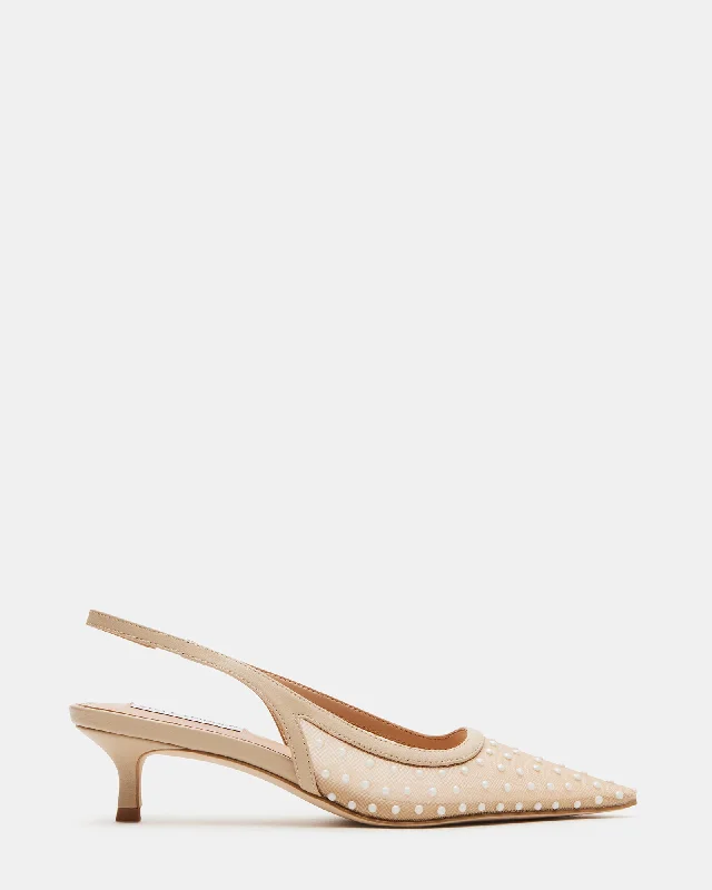 KARI PEARL NATURAL Paisley Print Shoe Design  