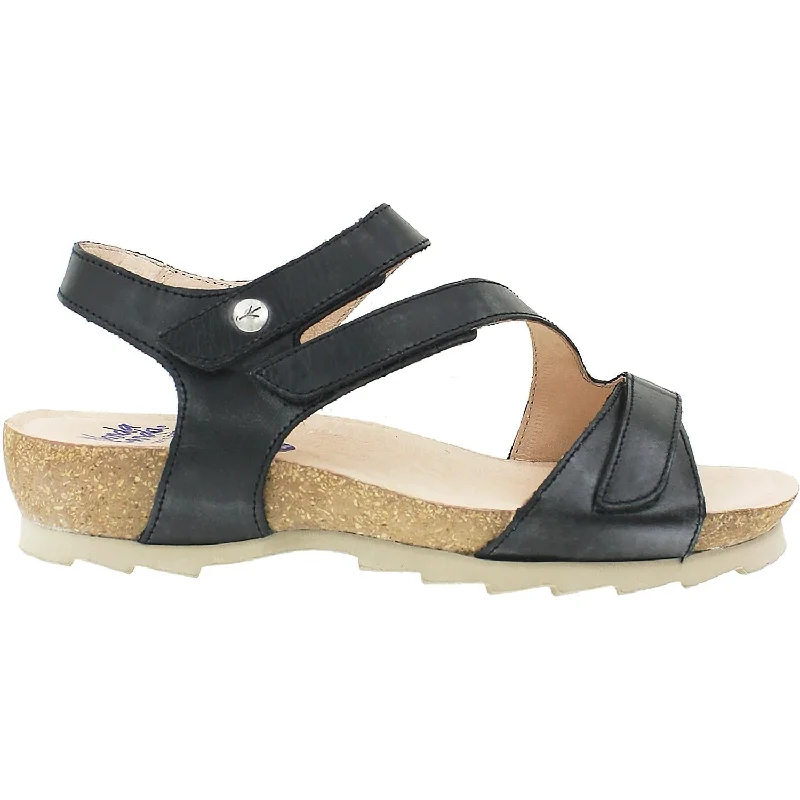 Women's Wanda Panda Tamina WP-10501 Negro 01 Black Leather Distressed Leather Shoe Style  