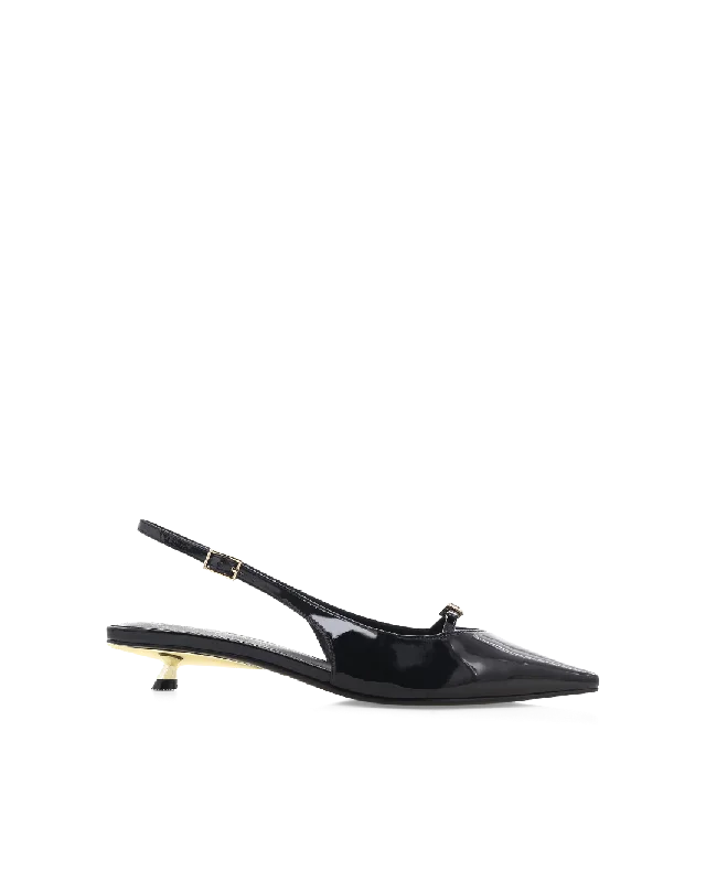 TEAGAN - BLACK PATENT Blue Coast Loafer Aesthetic 