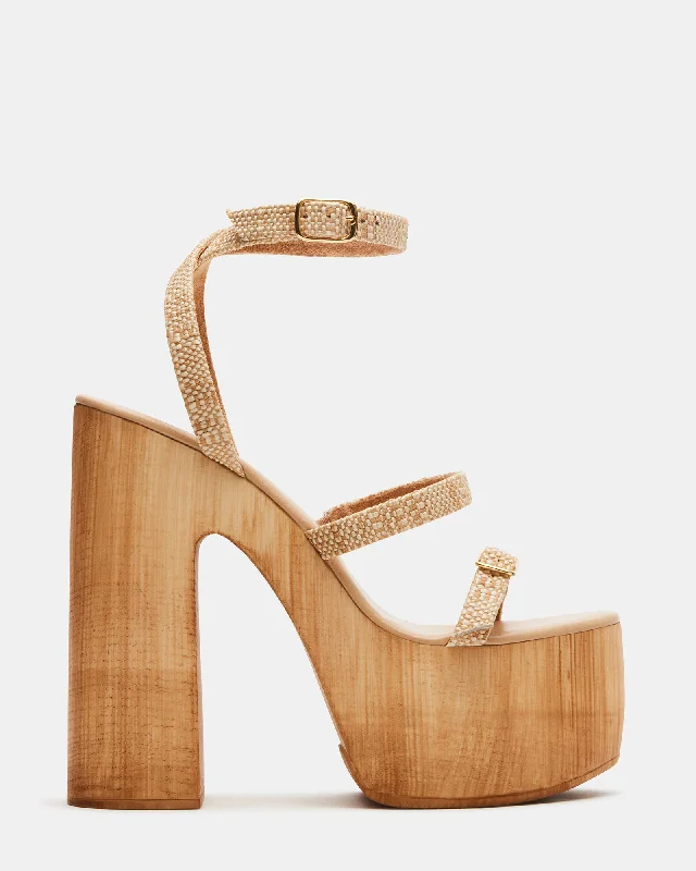 LILIA RAFFIA Combat - Inspired Military Boot Look  