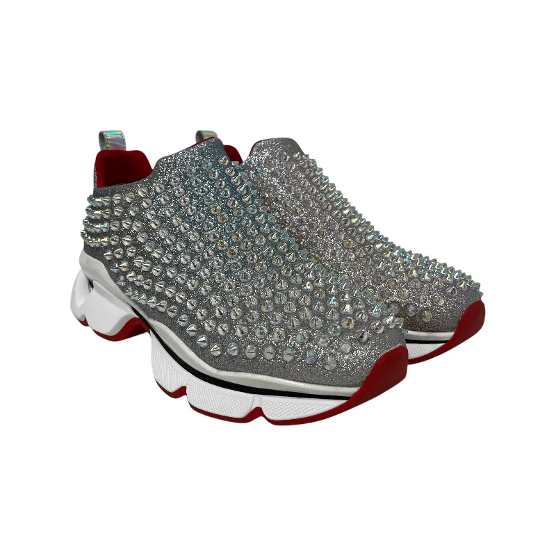 Christian Louboutin/Low-Sneakers/US 7/SLV/Louboutin Spike Casual Loafer Style          