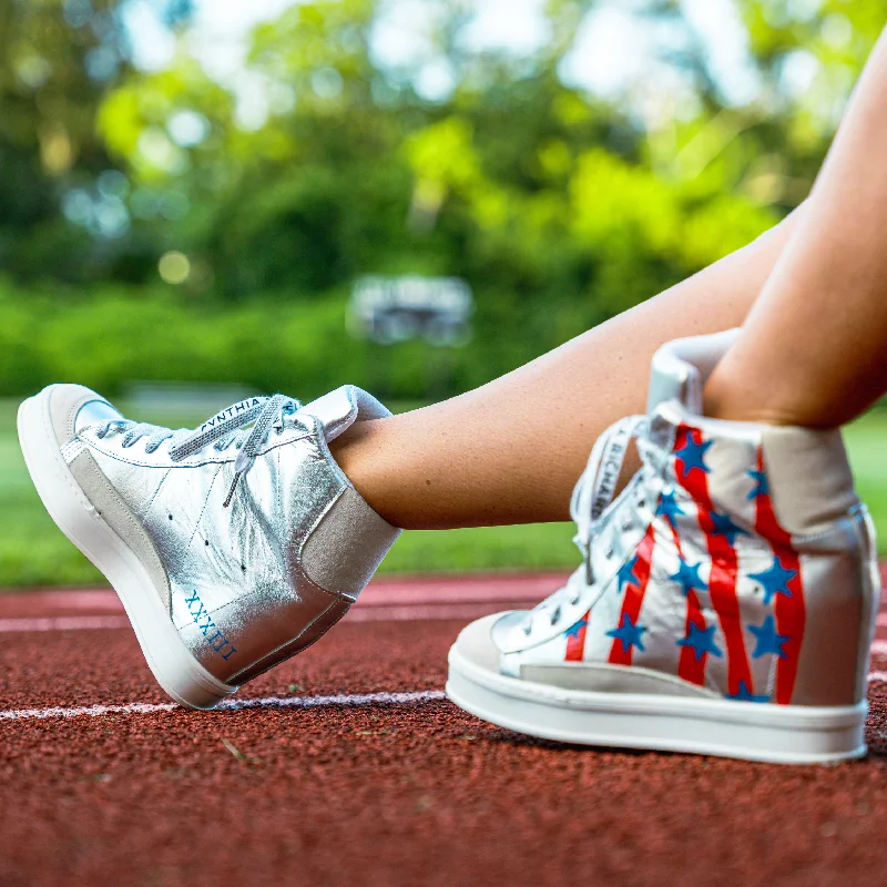 Victory: Cynthia Richard x Rachel Roe Art Exclusive USA Olympic Sneaker Wingtip Oxford Design 