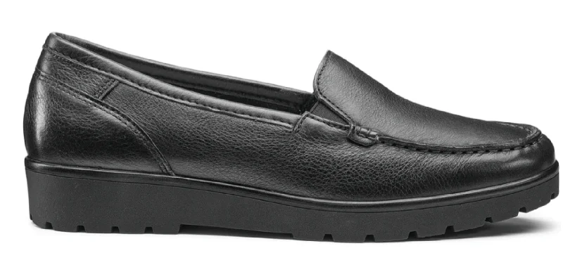WOMEN'S ARA DEWITT WEDGE LOAFER | BLACK Embroidered Cowboy Boot Design  