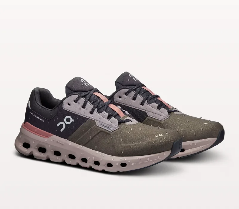 CLOUDRUNNER2 WATERPROOF MEN OLIVE/MAHOGANY Neon - Accent Sneaker Look  