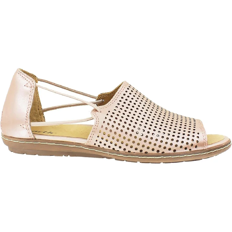 Women's Earth Shelly Blush Leather Monochromatic Shoe Look  