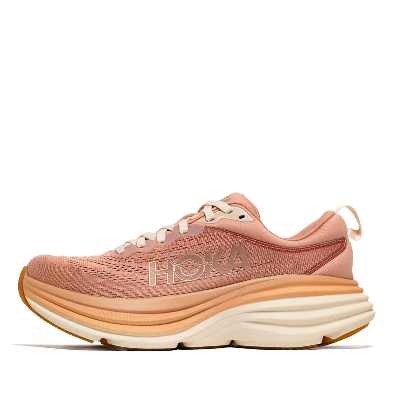 Women's Hoka Bondi 8 - Sandstone/Cream Blue Coast Loafer Aesthetic 