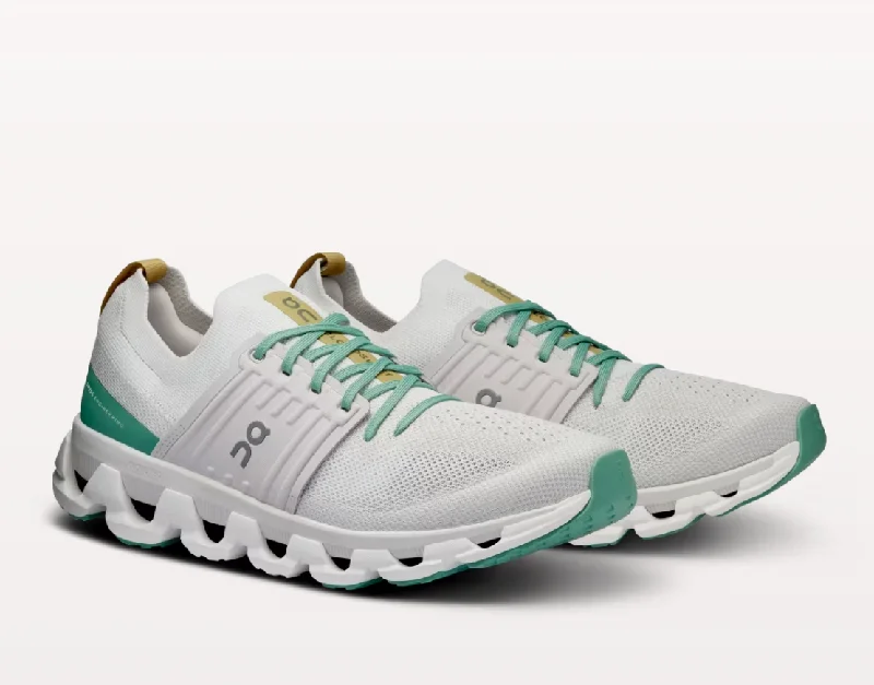 CLOUDSWIFT3 MEN WHITE/GREEN Ivy League - Inspired Derby Look 