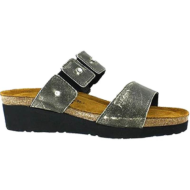 Women's Naot Ashley Metal Leather Moccasin Soft - Sole Style  