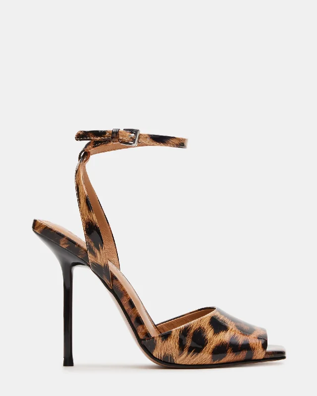 LILAC LEOPARD PATENT Camouflage Print Boot Style  
