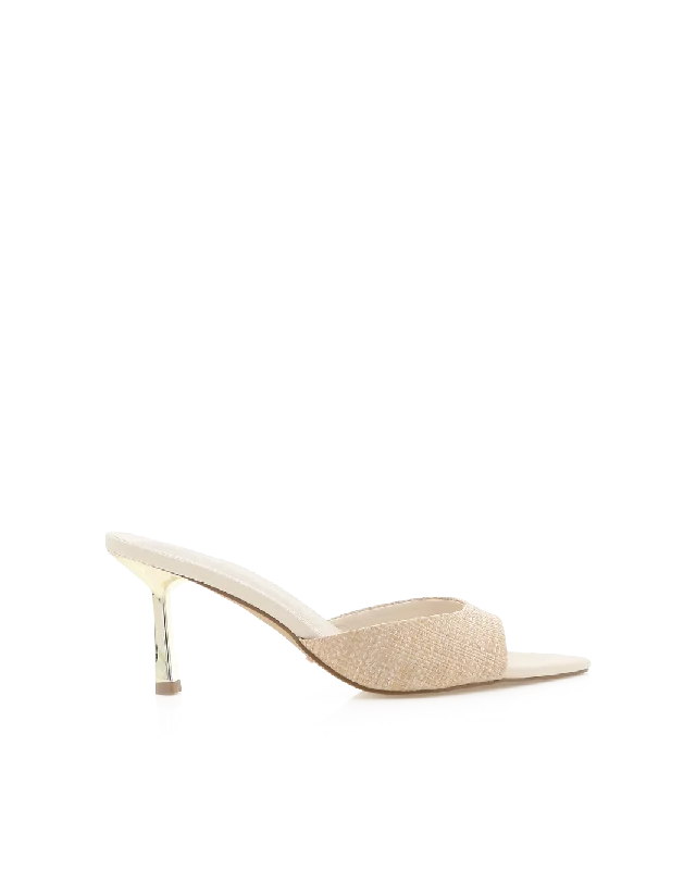 DAHRA - NATURAL RAFFIA Vintage Oxford Appeal 