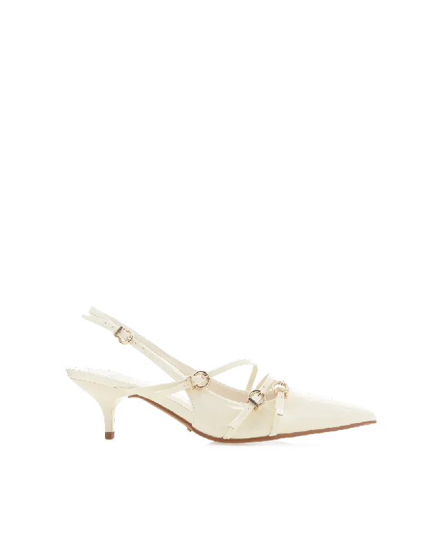 JEANI - BONE PATENT Victorian - Era Boot Style  