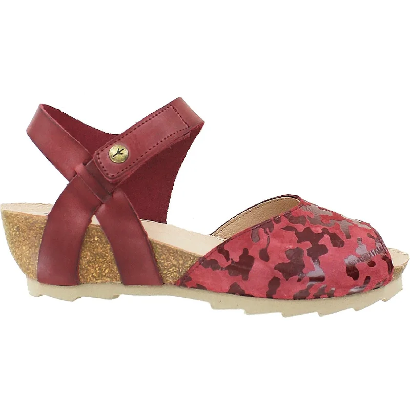 Women's Wanda Panda Biel WP-10708 Burdeos Wine Leather Bespoke Shoe Aesthetic 