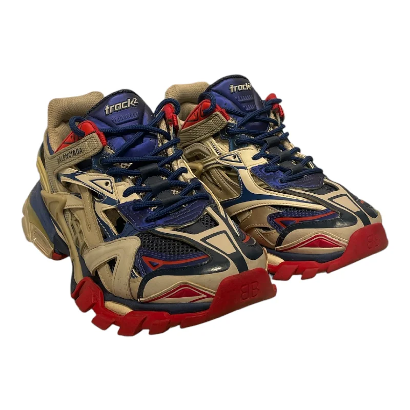 BALENCIAGA/Low-Sneakers/EU 39/Leather/BLU/BALENCIAGA TRACKS red blue Business Monk Strap Style  