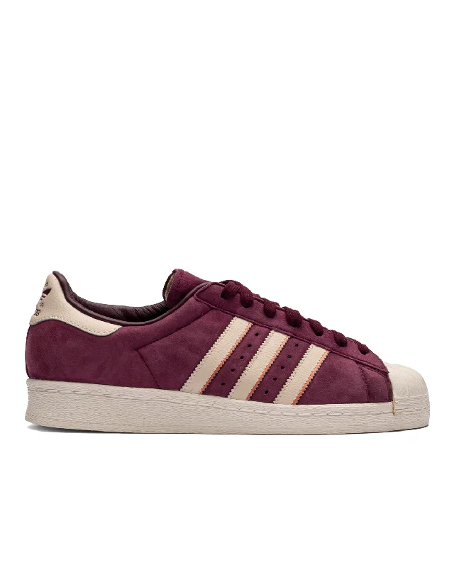 Superstar 82 Maroon/Wonder White/Off White Neon - Accent Sneaker Look  