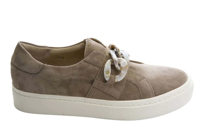 WOMEN'S VANELI YAZZ SNEAKER | TRUFFLE SUEDE Dressy Chelsea Boot Style 