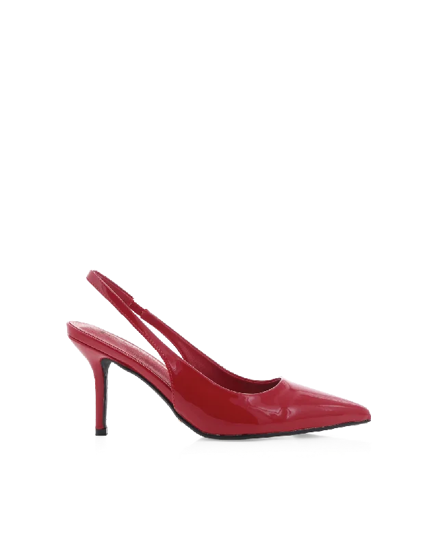 BLONDIE - STRAWBERRY PATENT Minimalist Sneaker Style  