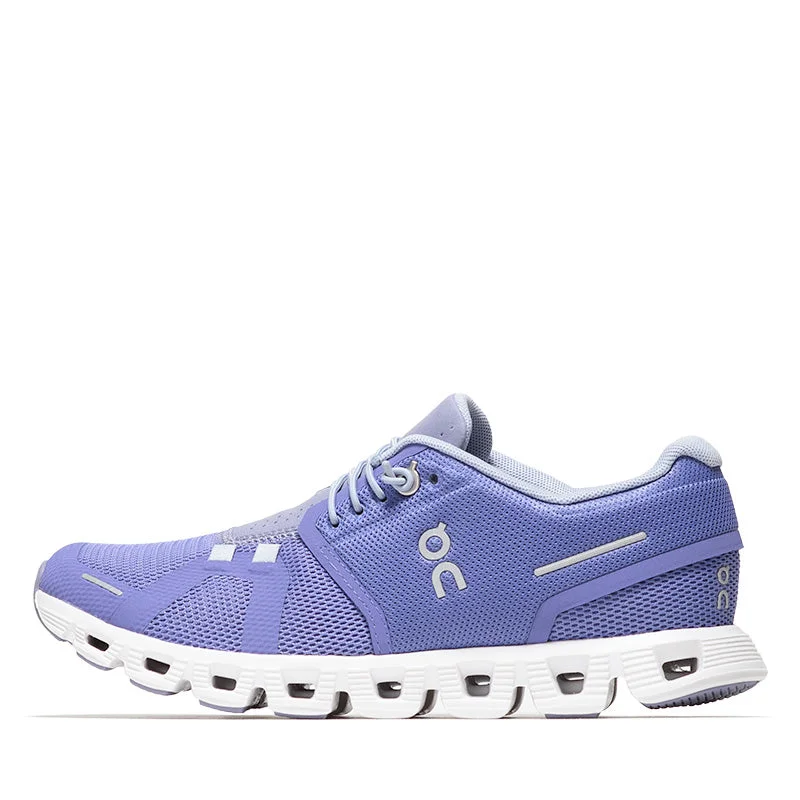 Women's On Cloud 5 - Blueberry/Feather Tailored Oxford Style 