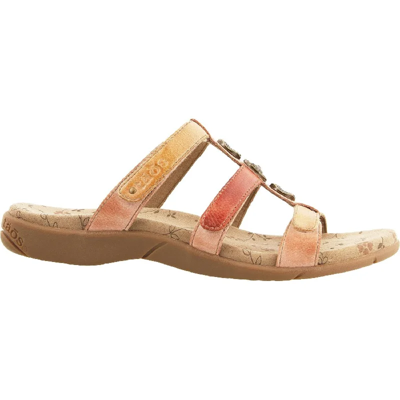 Women's Taos Prize 3 Blush Multi Leather Skateboarding Sneaker Style  