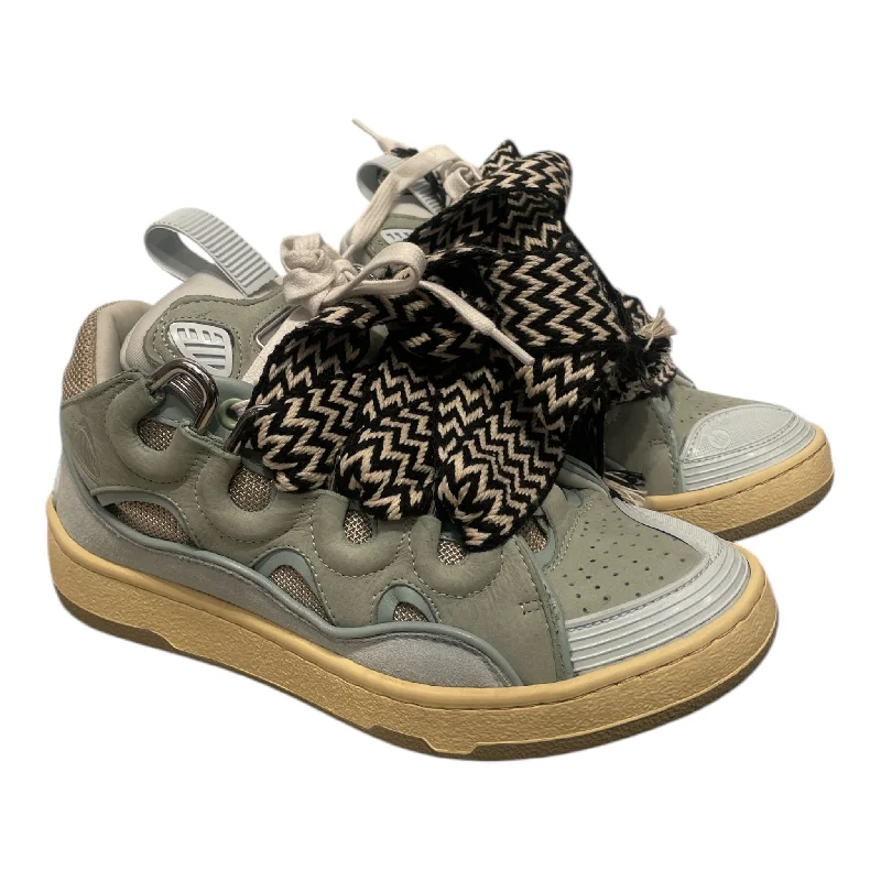 LANVIN/Low-Sneakers/EU 35/Suede/MLT/Curb Sneakers Edwardian Shoe Look  