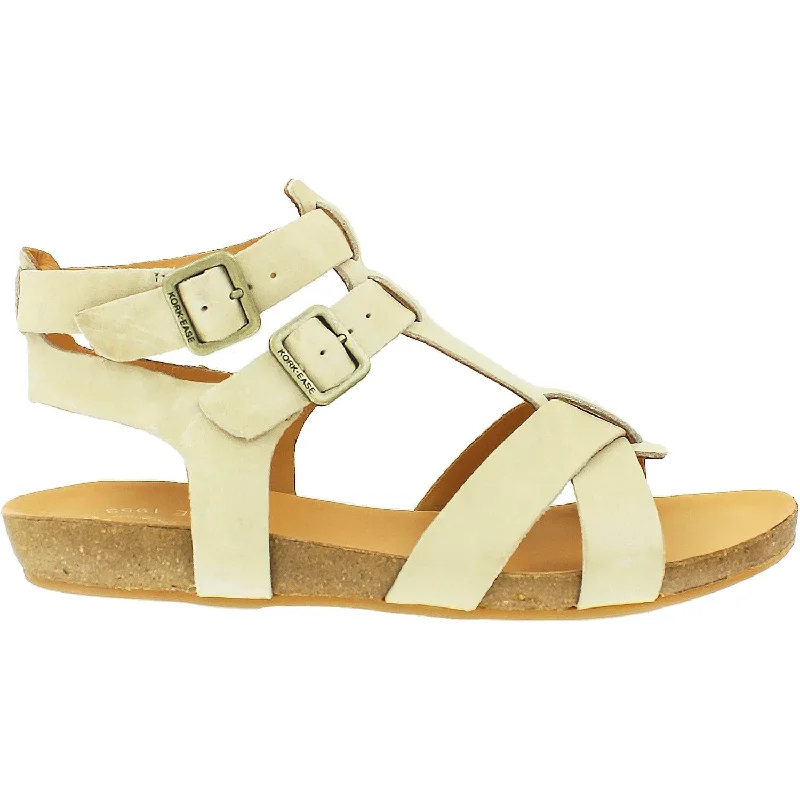 Women's Kork Ease Doughty Natural Leather Monochromatic Shoe Look  