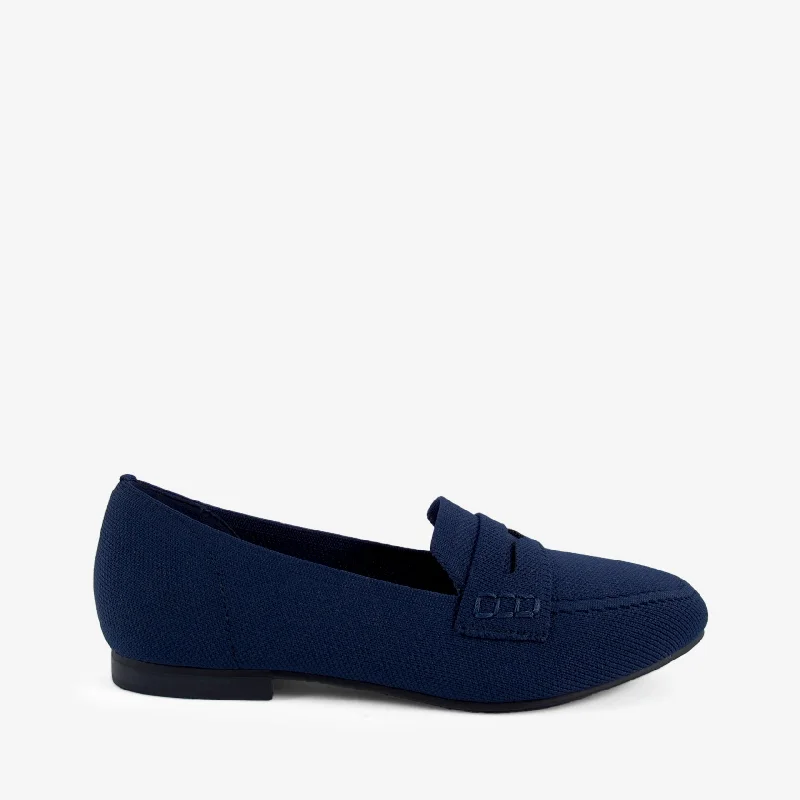 REGINA NAVY Casual Loafer Style          