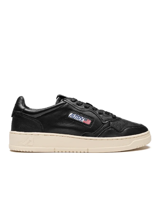 Medalist Goat Suede Black Rubber - Sole Plimsoll Look  