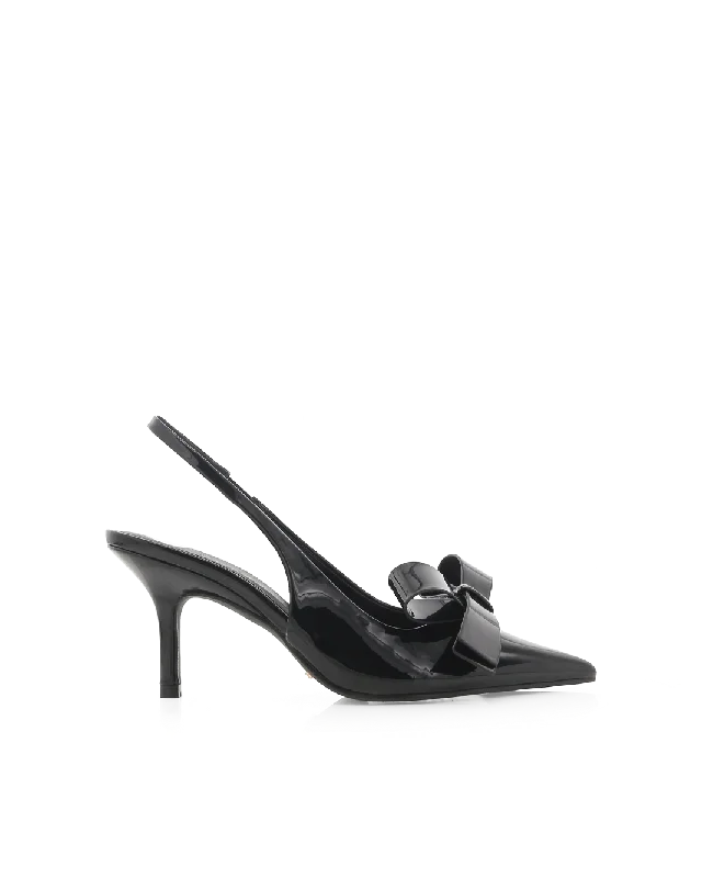 ROSIO - BLACK PATENT Monochromatic Shoe Look  