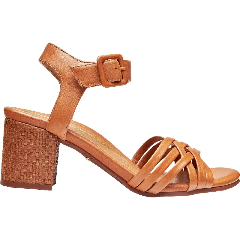 Women's Vionic Peony Tan Leather Mod Oxford Design  