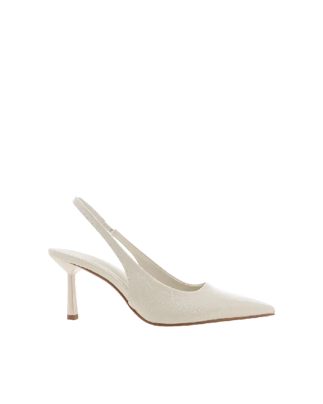 IDANA - BONE SAFFIANO SHINE Performance Running Sneaker Look  