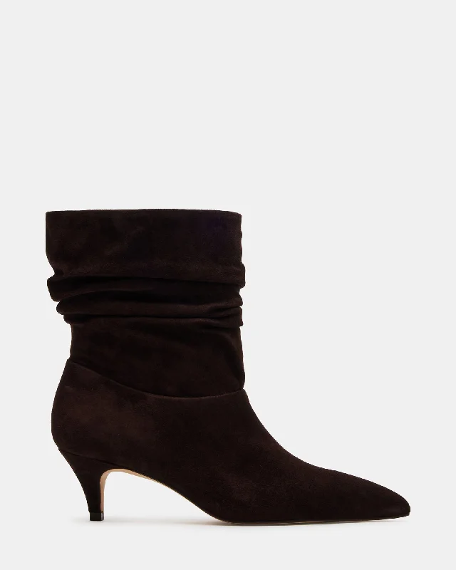 BRINWOOD BROWN SUEDE Dressy Chelsea Boot Style 