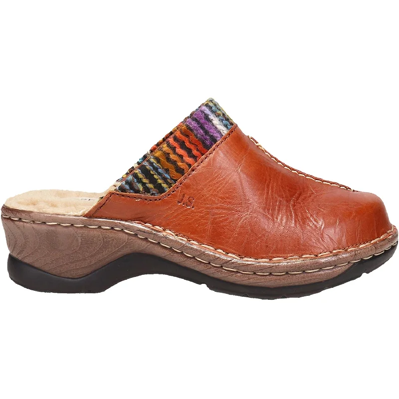 Women's Josef Seibel Catalonia 59 Brandy Leather British Gentleman Oxford Style  