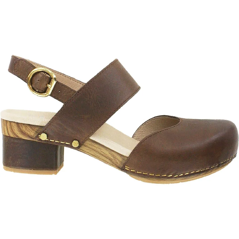 Women's Dansko Malin Tan Waxy Burnished Leather Hip - Hop Sneaker Style  