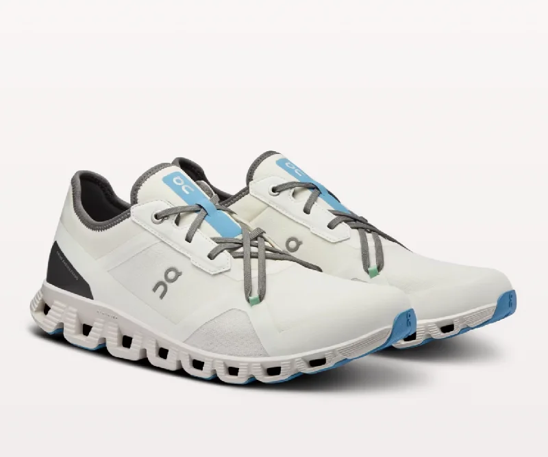 CLOUDX3 AD MEN UNDYED WHITE/NIAGARA Leather Driving Shoe Style  