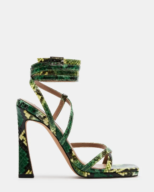 ZENNA GREEN Open - Lacing Derby Look  