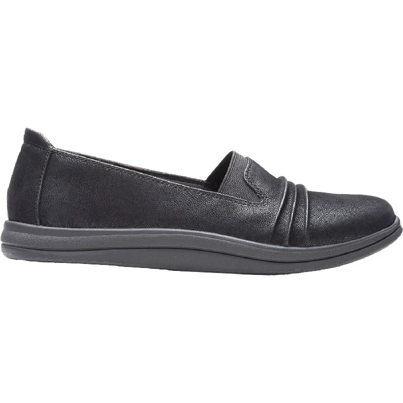 Women's Clarks Cloudsteppers Breeze Sol Black Synthetic Hip - Hop Sneaker Style  