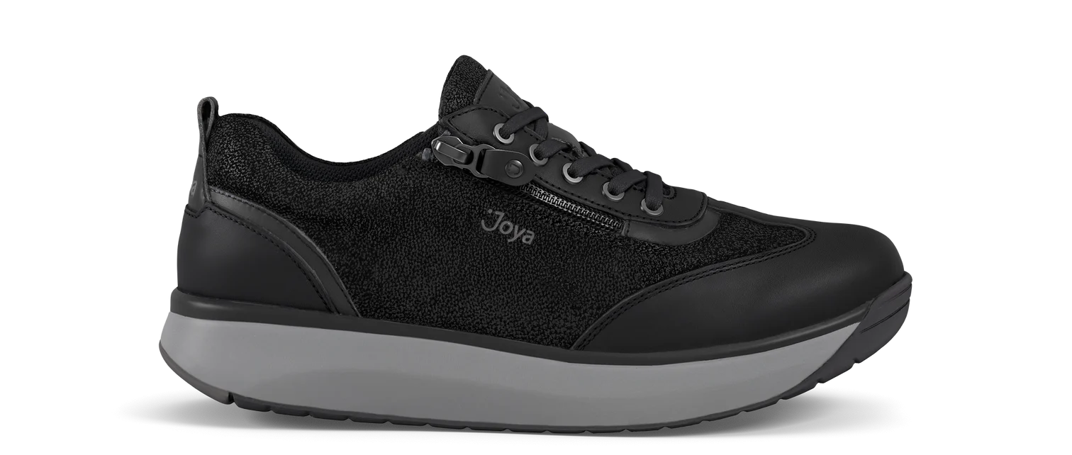 WOMEN'S JOYA LAURA | BLACK Elastic - Sided Chelsea Look  