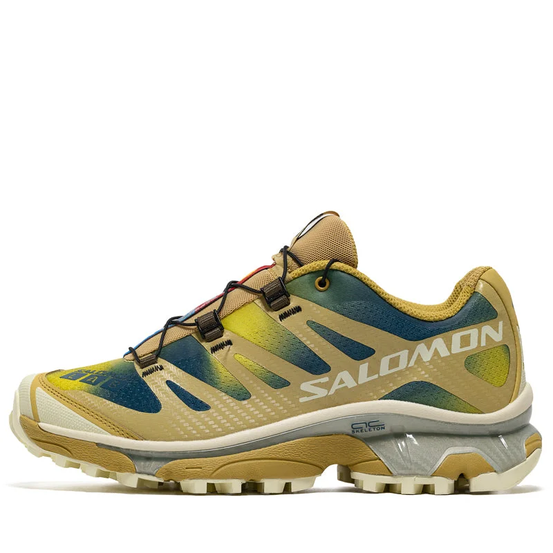 Salomon XT-4 OG Aurora Borealis - Southern Moss/Transparent Yellow Elastic - Sided Chelsea Look  