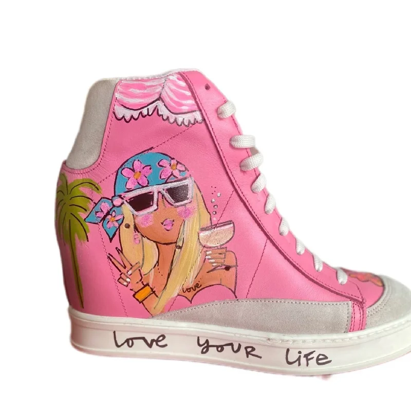 Cynthia Richard x Robin Hiers Exclusive Beachside Sneaker Leather Driving Shoe Style  