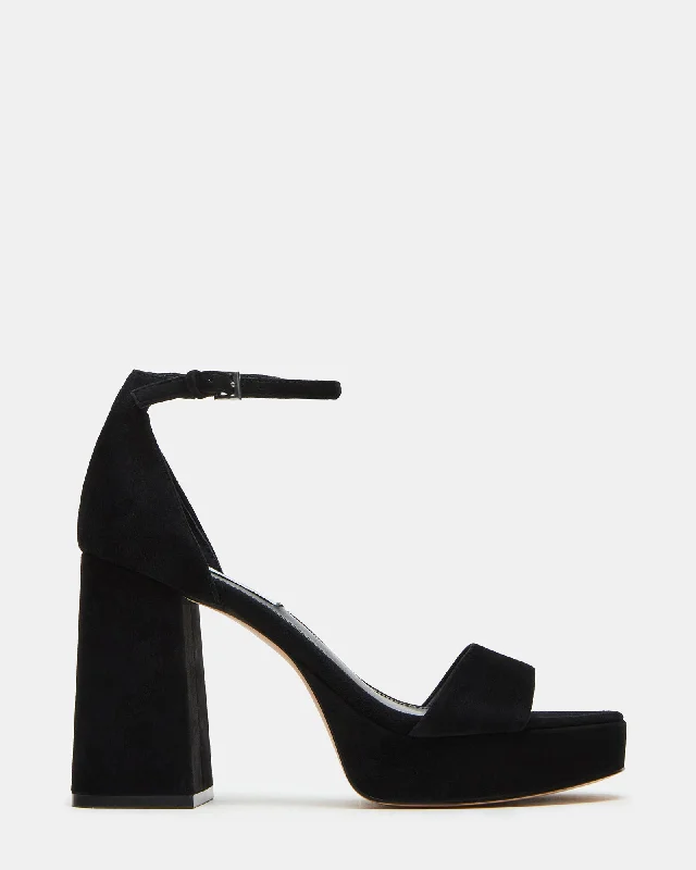 MYTHIC BLACK SUEDE Tassel Driving Shoe Look 