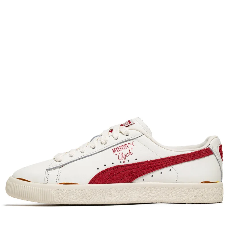 Puma Clyde Neverworn III - Warm White/Chalk Red Tech - Inspired Sneaker Look  