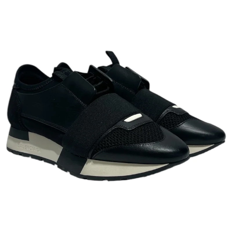 BALENCIAGA/Low-Sneakers/Suede/BLK/ BALENCIAGARaceRunner5.5 Wingtip Oxford Design 