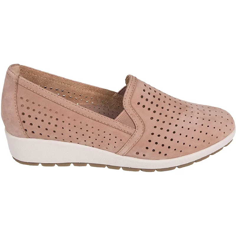 Women's Earth Juniper Dark Blush Nubuck Casual Loafer Style          