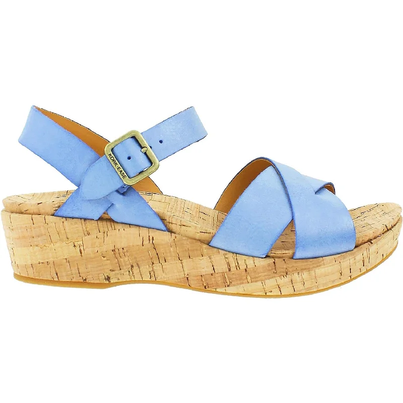 Women's Kork Ease Myrna 2.0 Blue Leather Aesthetic  