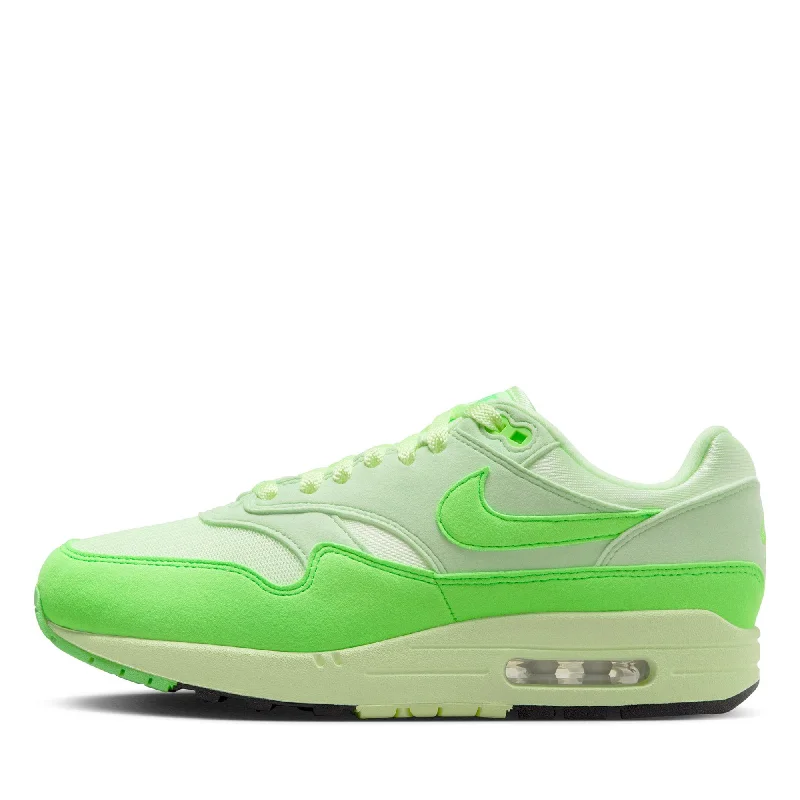 Women's Nike Air Max 1 '87 - Vapor Green/Green Strike Striped Shoe Style  