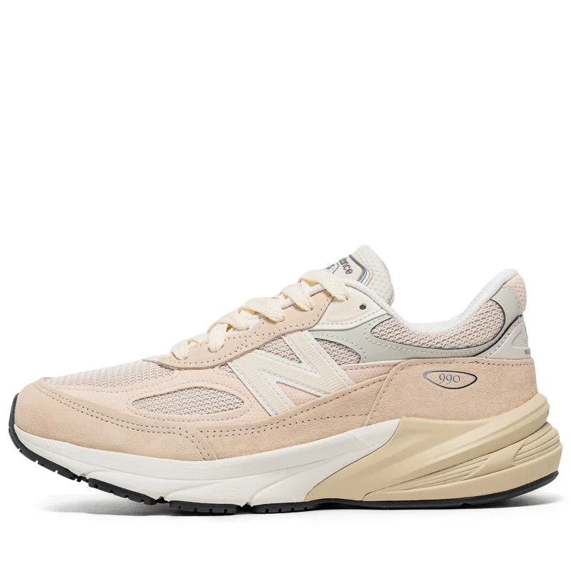 New Balance Made in USA 990v6 - Vintage Rose/Sea Salt Elastic - Sided Chelsea Look  