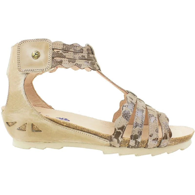 Women's Wanda Panda Bea II WP-10700 Tierra 14 Beige Leather Brogue Oxford Aesthetic 
